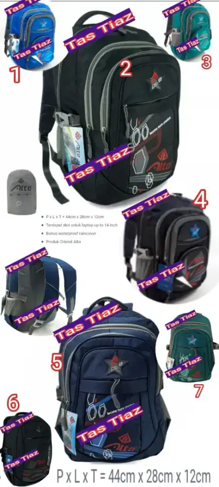 Tas ransel alto