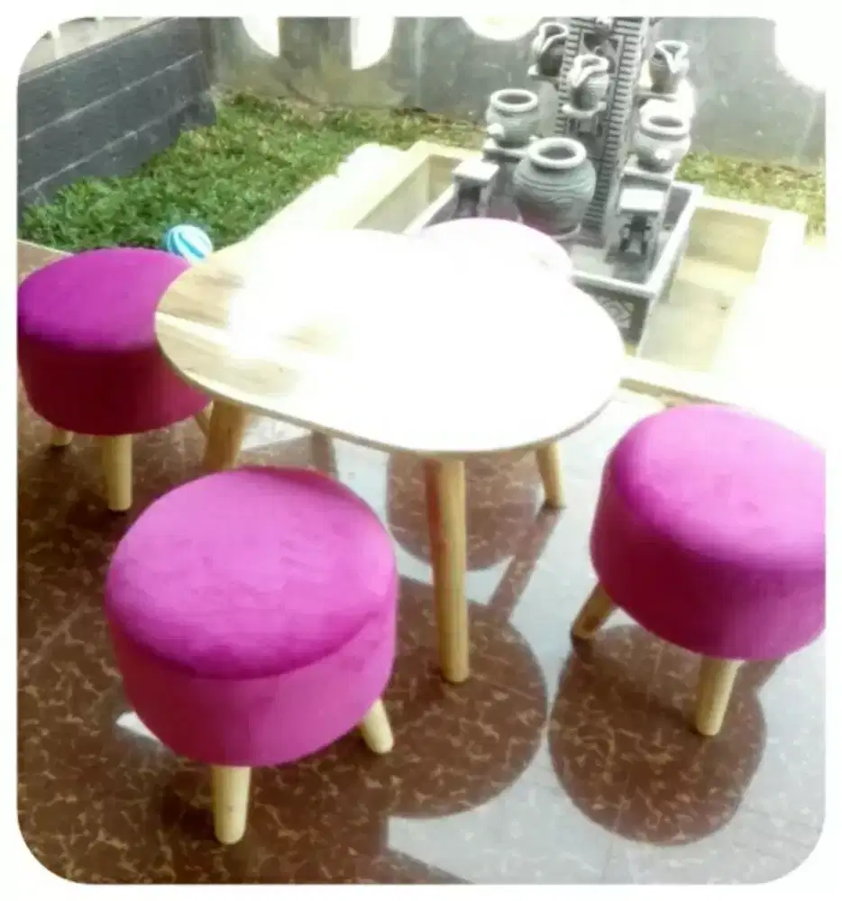 Kursi Stools Set Gratis Ongkir