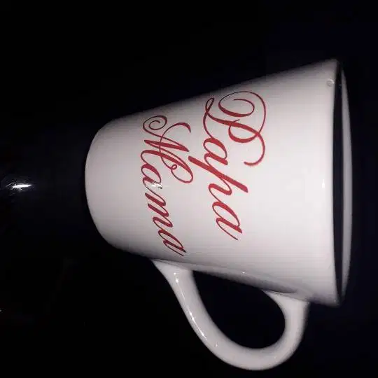 gelas mug cantik motif love