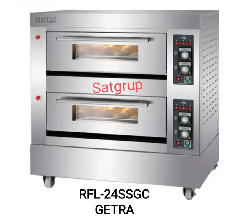 Baking oven pemanggang roti RFL-24SSGC getra otomatis bonus loyang