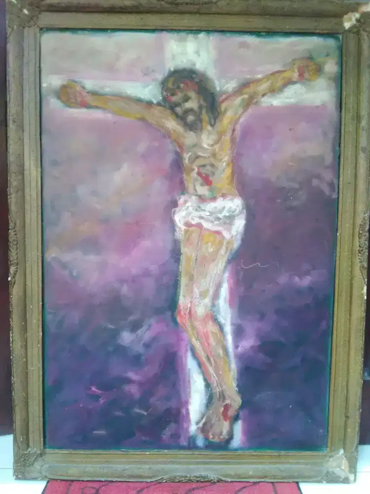 LUKISAN CAT MINYAK JESUS (70 X 100)