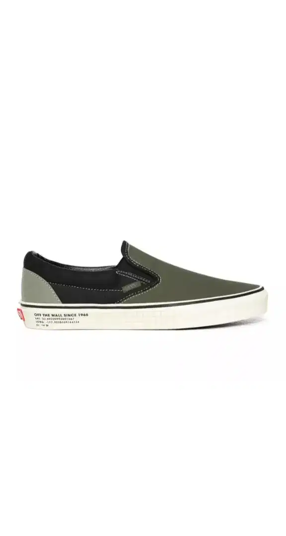 Vans slip on 66 supply vetiver/black size 42 1/2