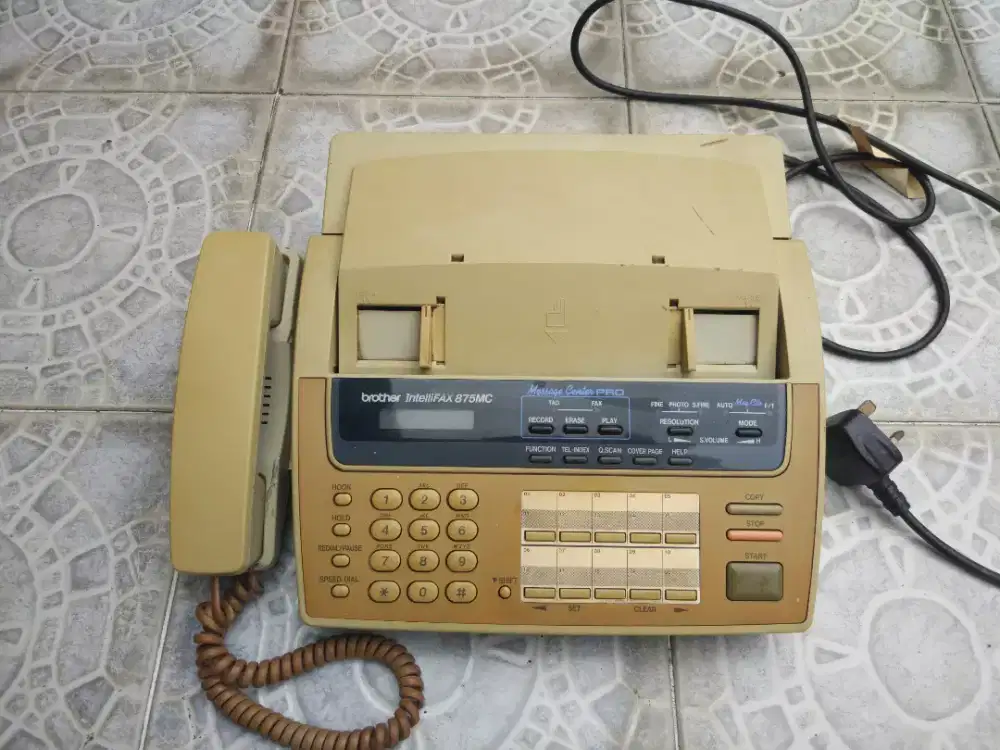 Telp fax brother intellifax 875mc