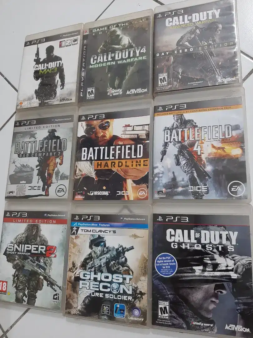 9 Kaset PS3 Original