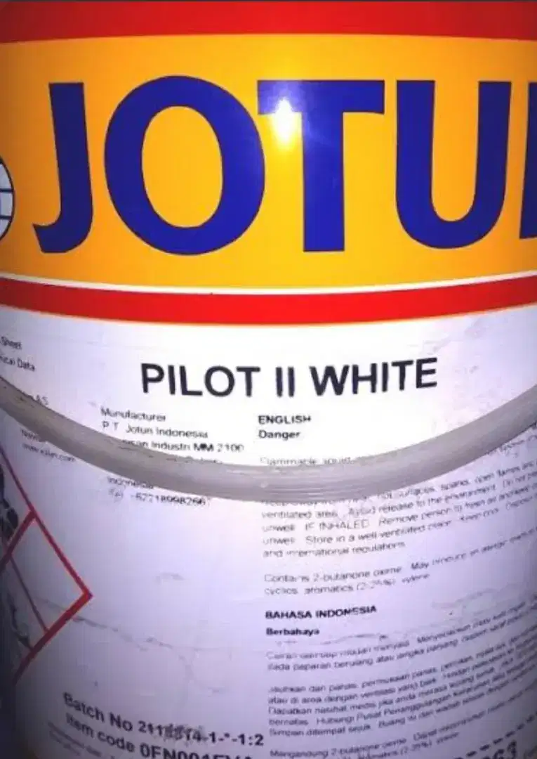 Cat Jotun Pilot alkyd warna putih