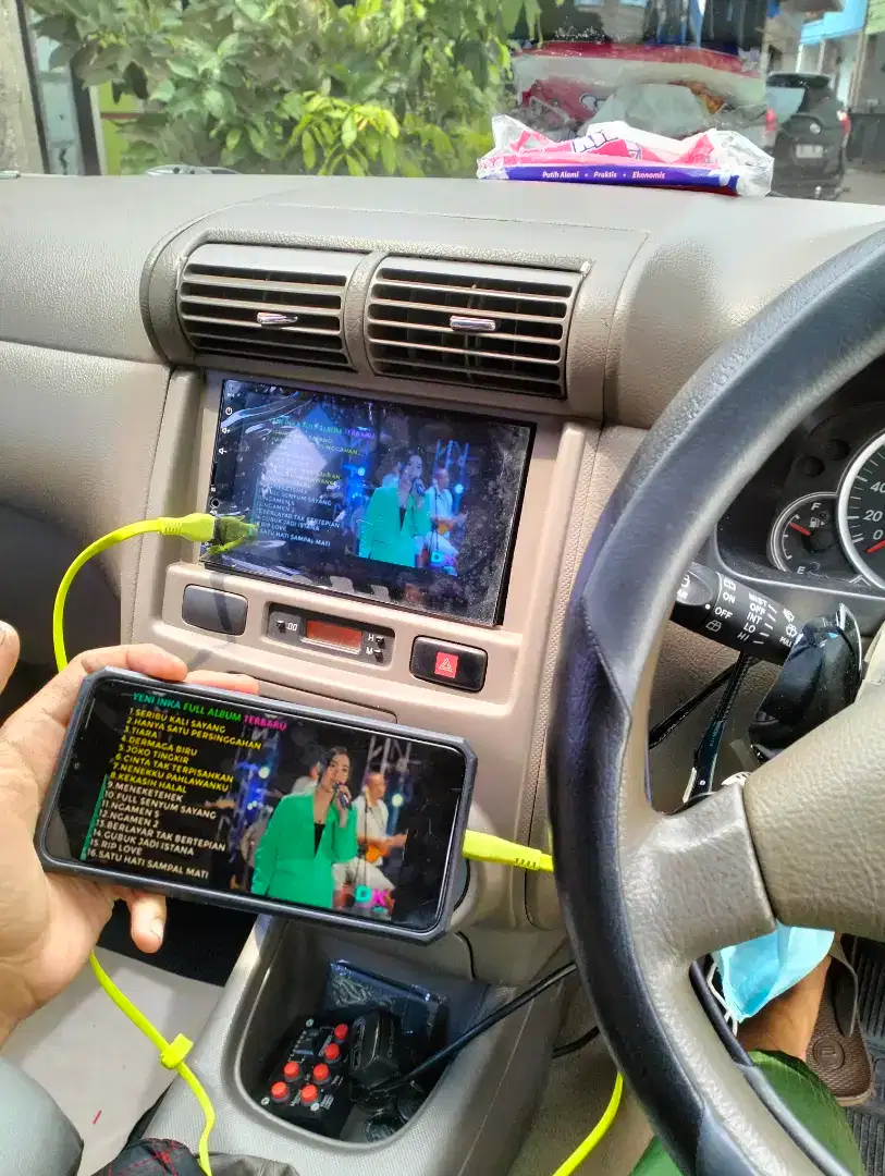 Head Unit mp5  + Kamera Mundur ( Gratis Pasang )