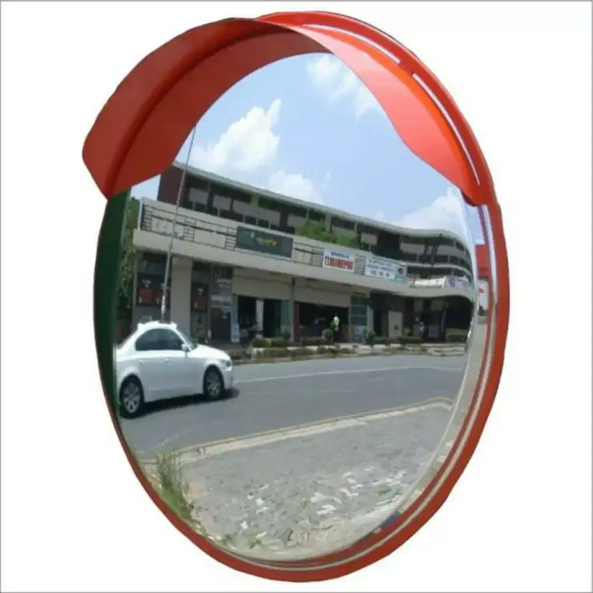 CONVEX MIRROR 80 Cm dan 100 Cm Kaca Cermin Cembung Tikungan Jalan BARU