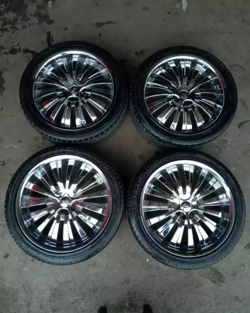 Velg chrome blazn r20 5x114 lbr8 et45 sepaket ban