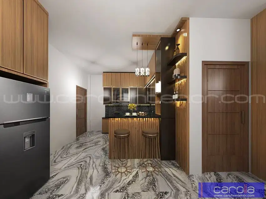 Minibar Kitchen Set Custom Murah