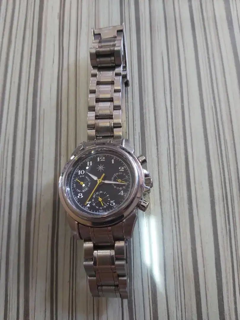 Jam tangan fusion excel unisex.quartz.chrono