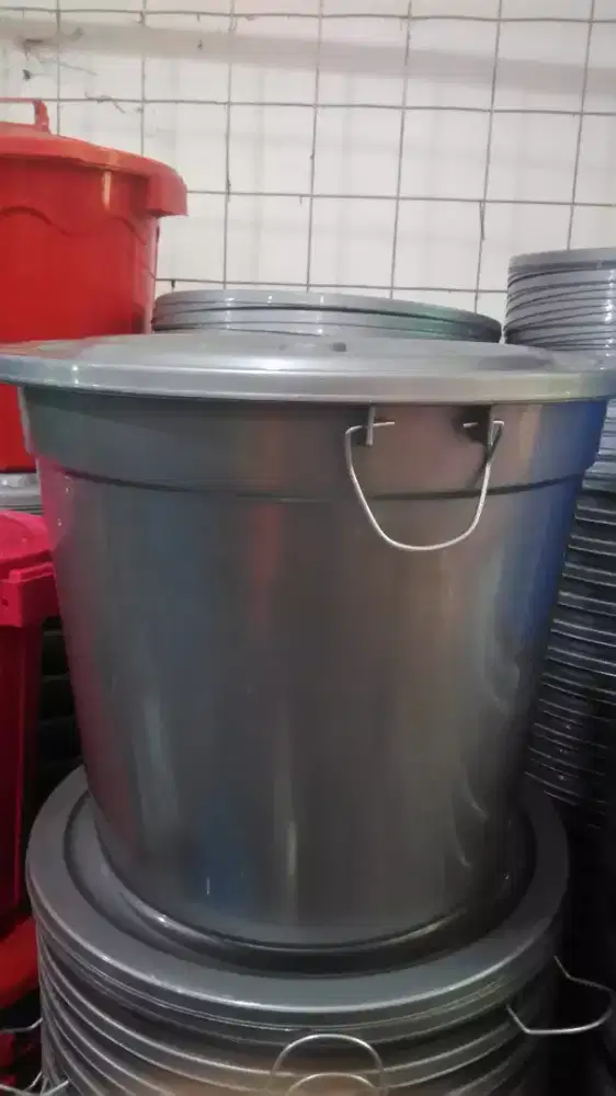 Free Ongkir Ember 60 Liter Silver