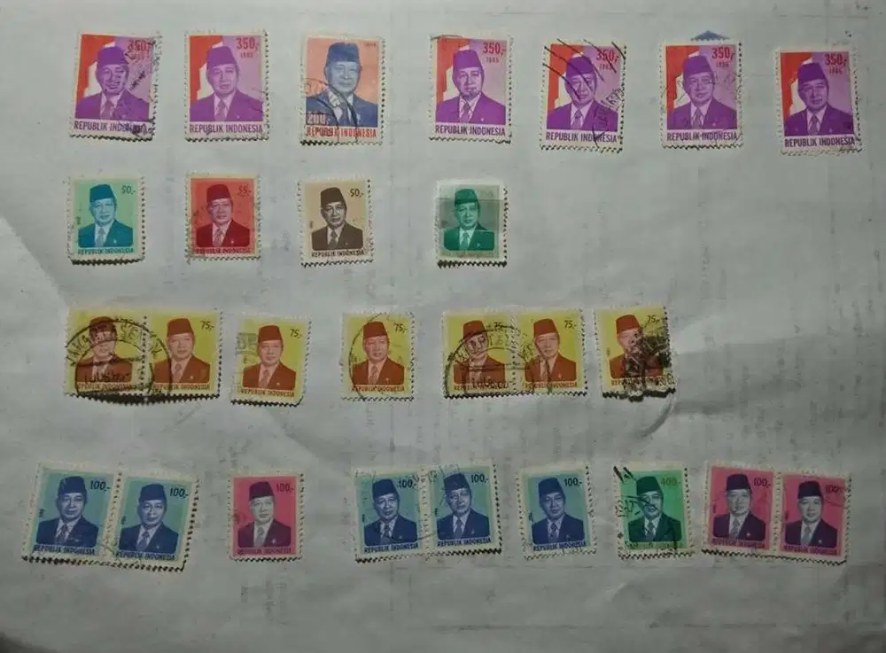 prangko presiden soeharto