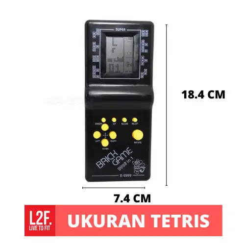 Mainan Game Gamebot Gembot Gimbot Tetris Bot Anak Jadul Hitam Toy Toys