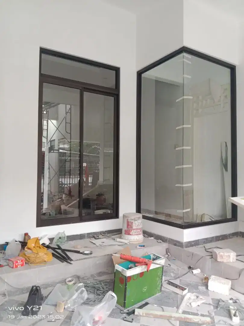 Kusen aluminium pintu+ jendela