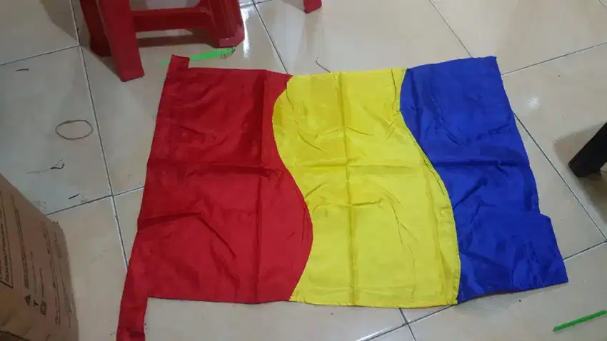 Bendera Drumband Anak Plus Tongkat