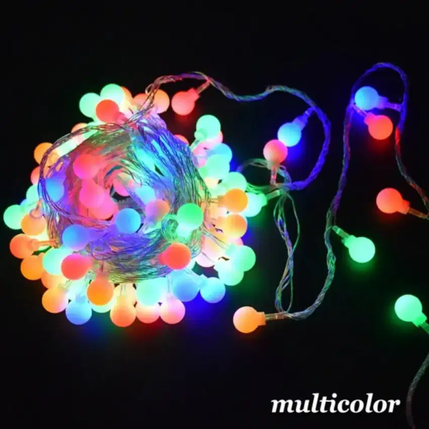 Taffled lampu hias gantung string lights model bohlam mini  3meter