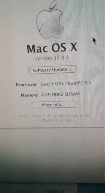 PowerMac G5 model number A1047