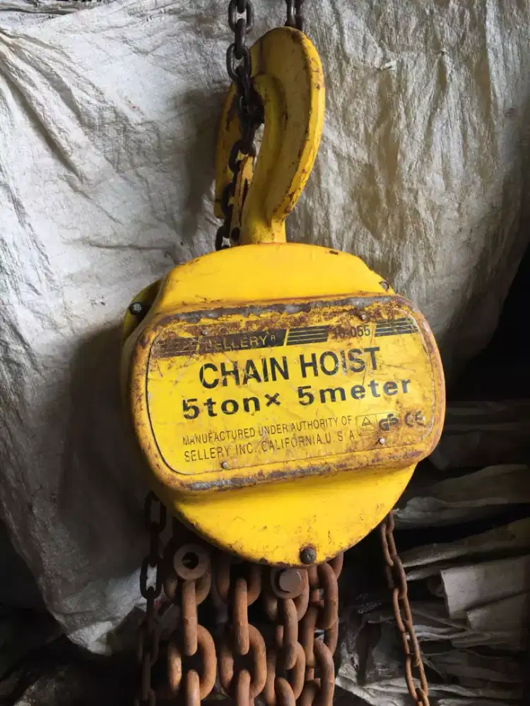 TAKEL KATROL ATAU CHAIN HOIST 5 TON SELLERY