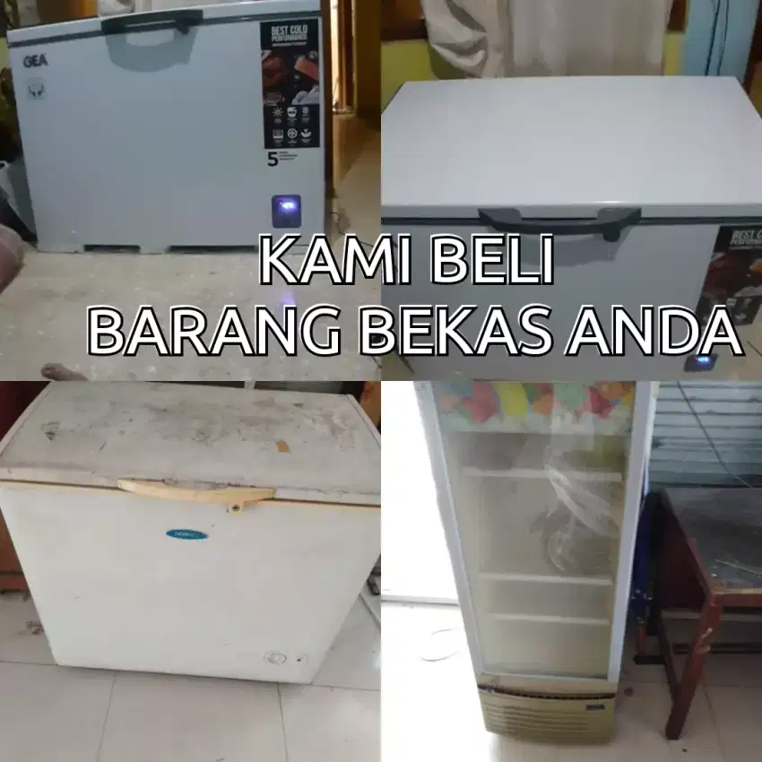 Jualin Freezer box bekasnya segala merk