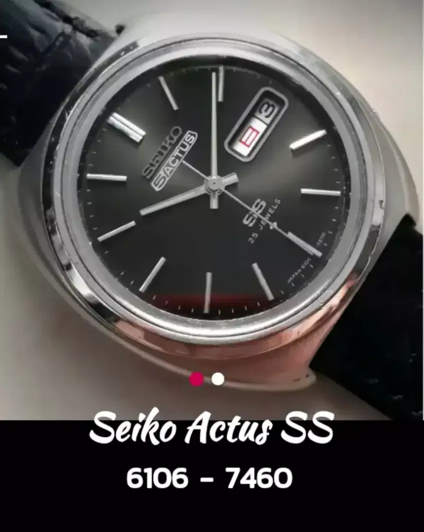 Jam koleksi JDM Seiko Actus SS 6106-7460