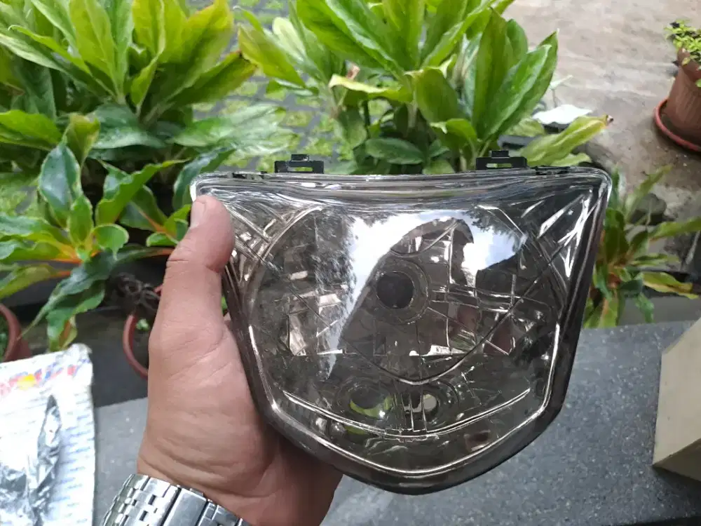 Batok lampu mx old - spion kawasaki nos - spion yamaha Mt25 cabutan