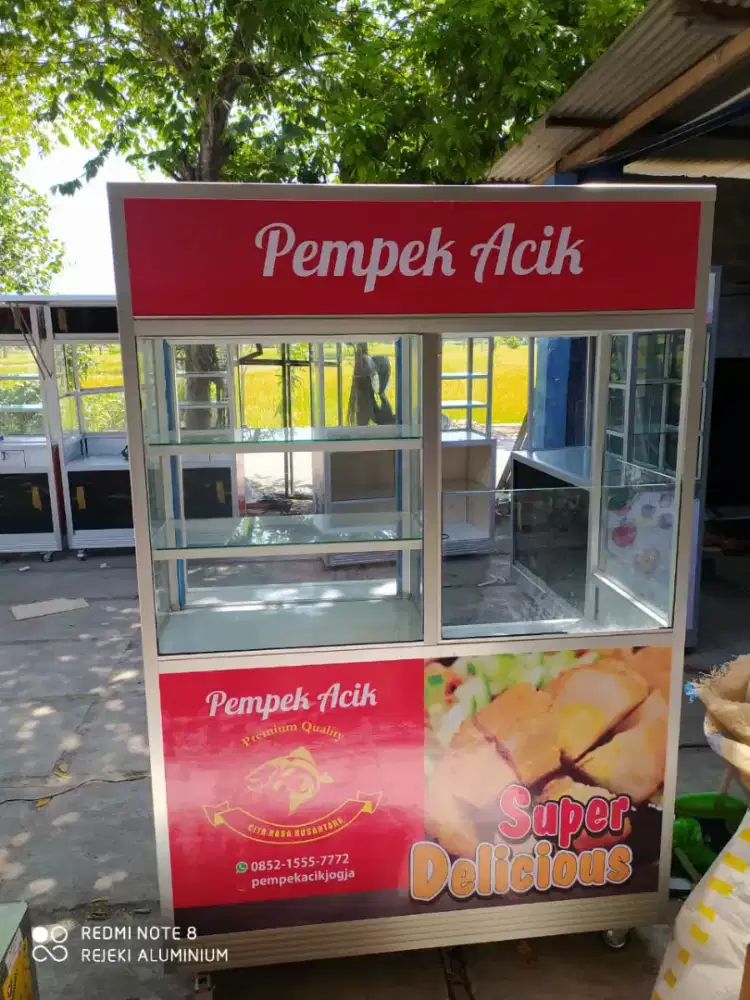 Paket gerobak tinggal pakai gambar bisa diganti