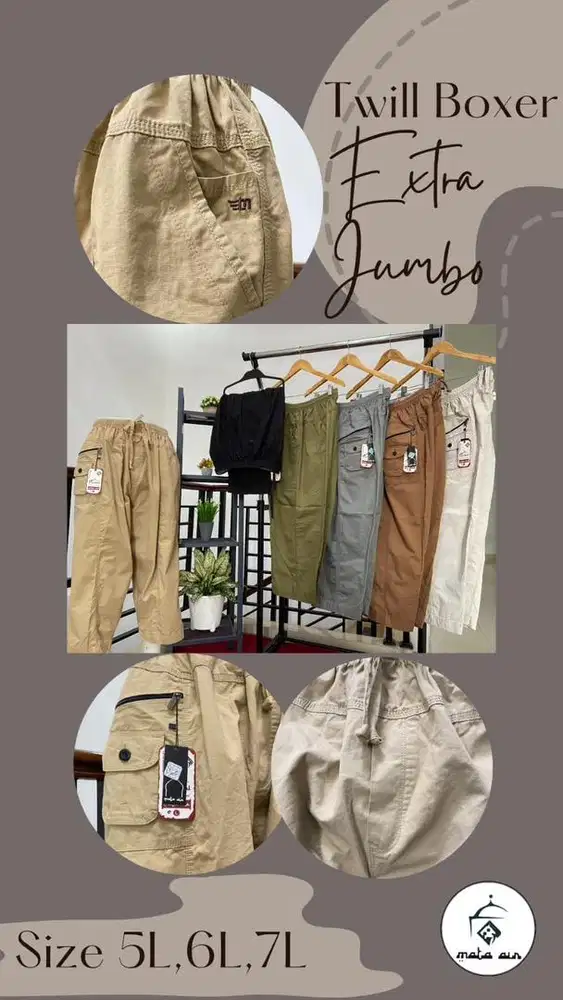 Sirwal mata air ukuran jumbo