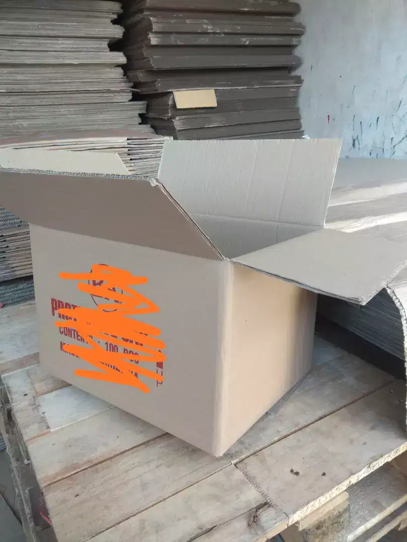 kardus baru double wall (reject)