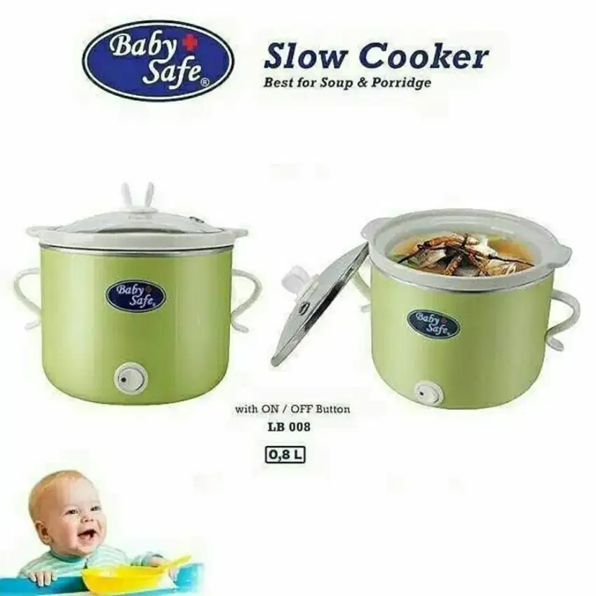 (FREE ONGKIR) SLOW COOKER BABYSAFE
