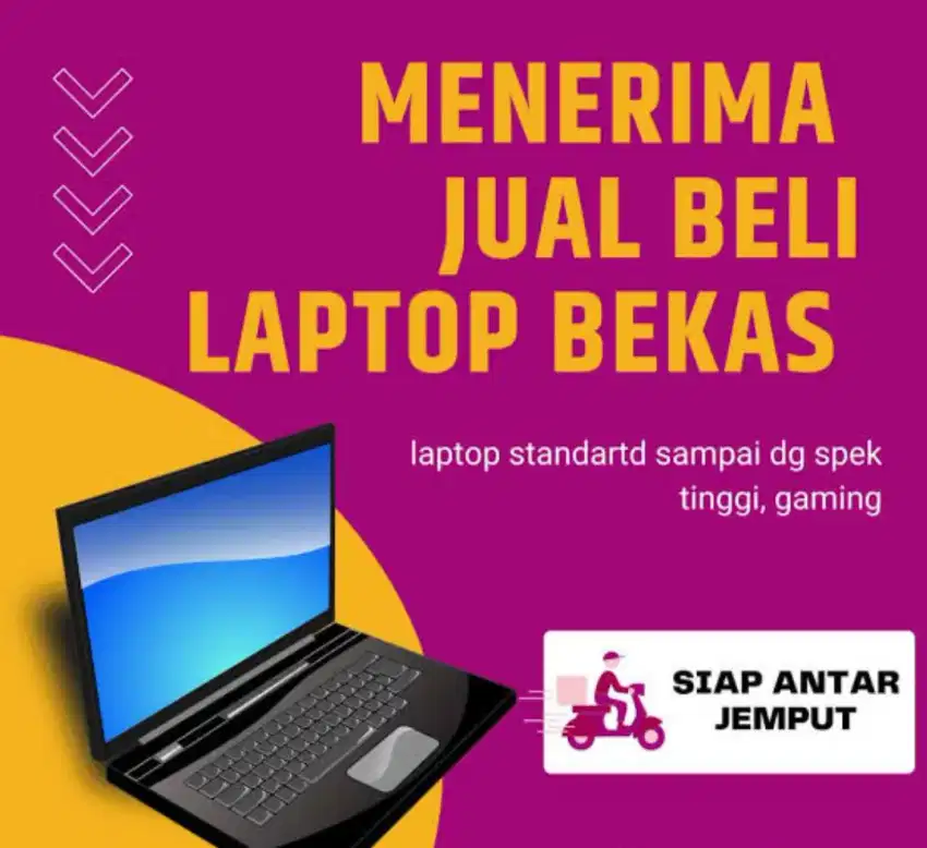 Dibeli Laptop Bekas setiap Hari