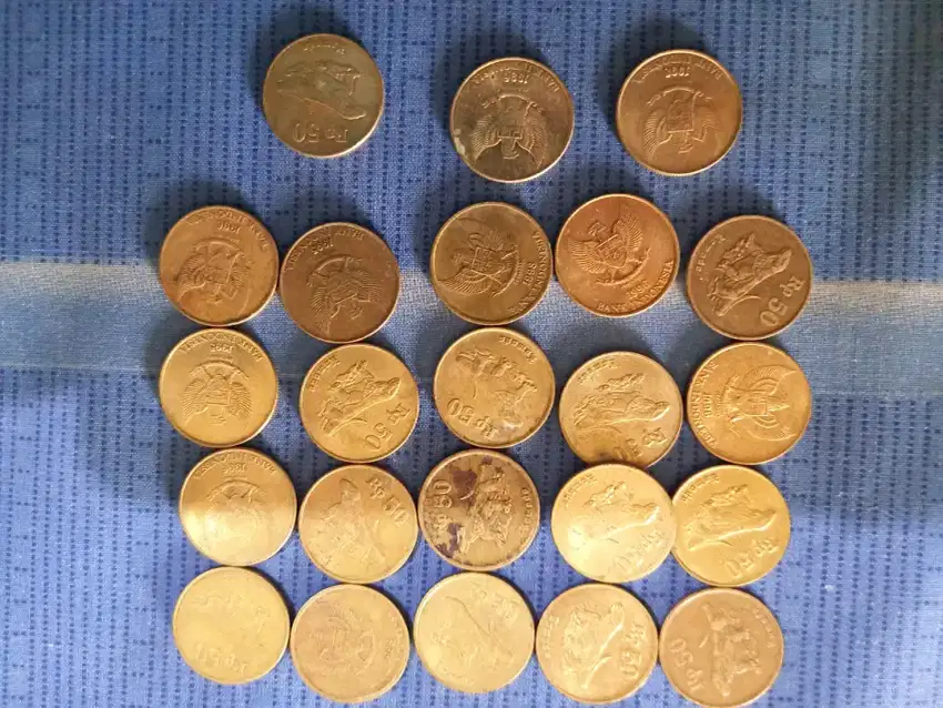 Logam dan uang kuno  buat colection ada beberapa  macam