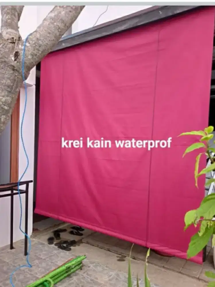 Tirai kain tebal waterproof