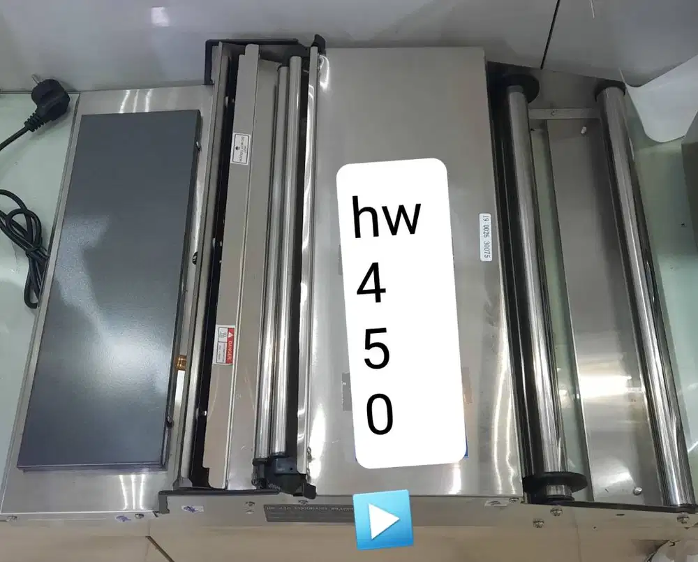 Hand Wrapper Sealer Mesin Wrap Pembungkus Sayur Buah Daging