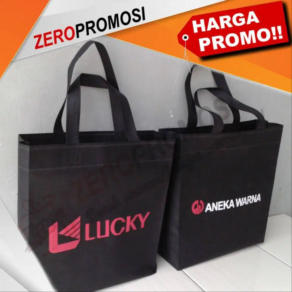 Souvenir Tas Box Spunbond Uk. Medium Promosi Custom