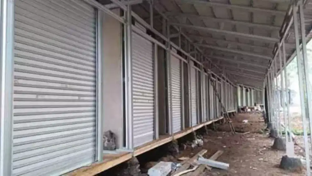 mengerjakan roling door pintu polding get servis dll