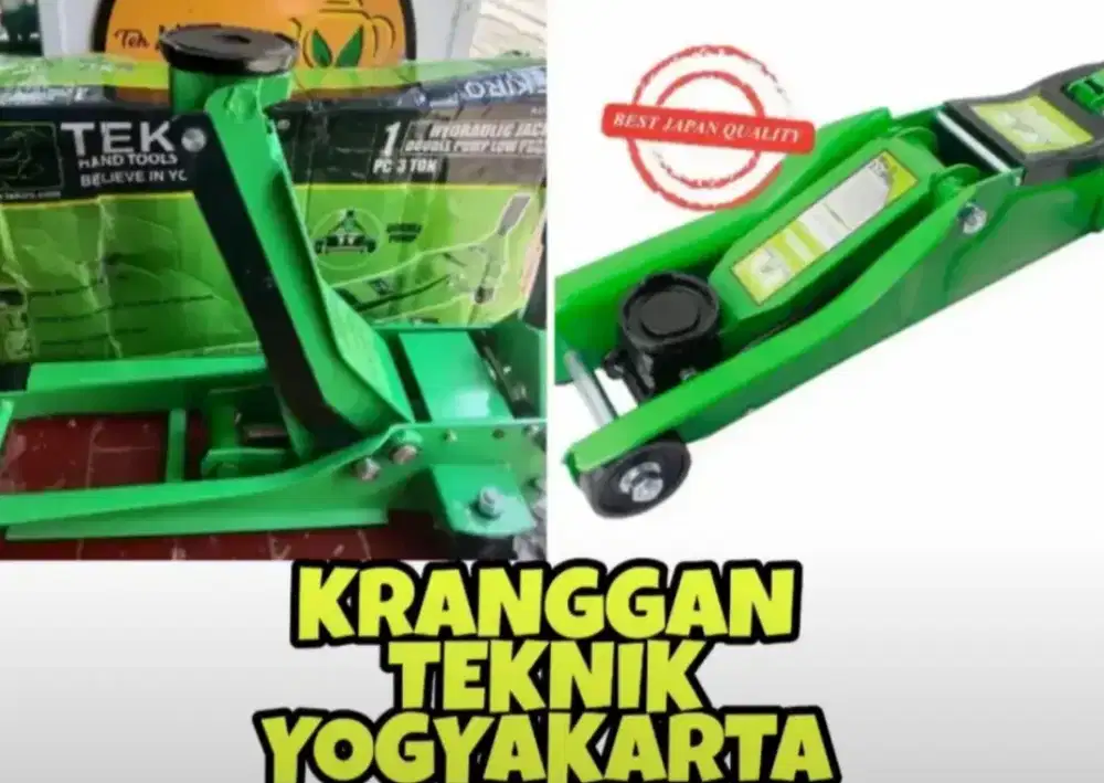 (KRANGGAN TEKNIK)aneka dongkrak buaya model ceper hydraulic jack