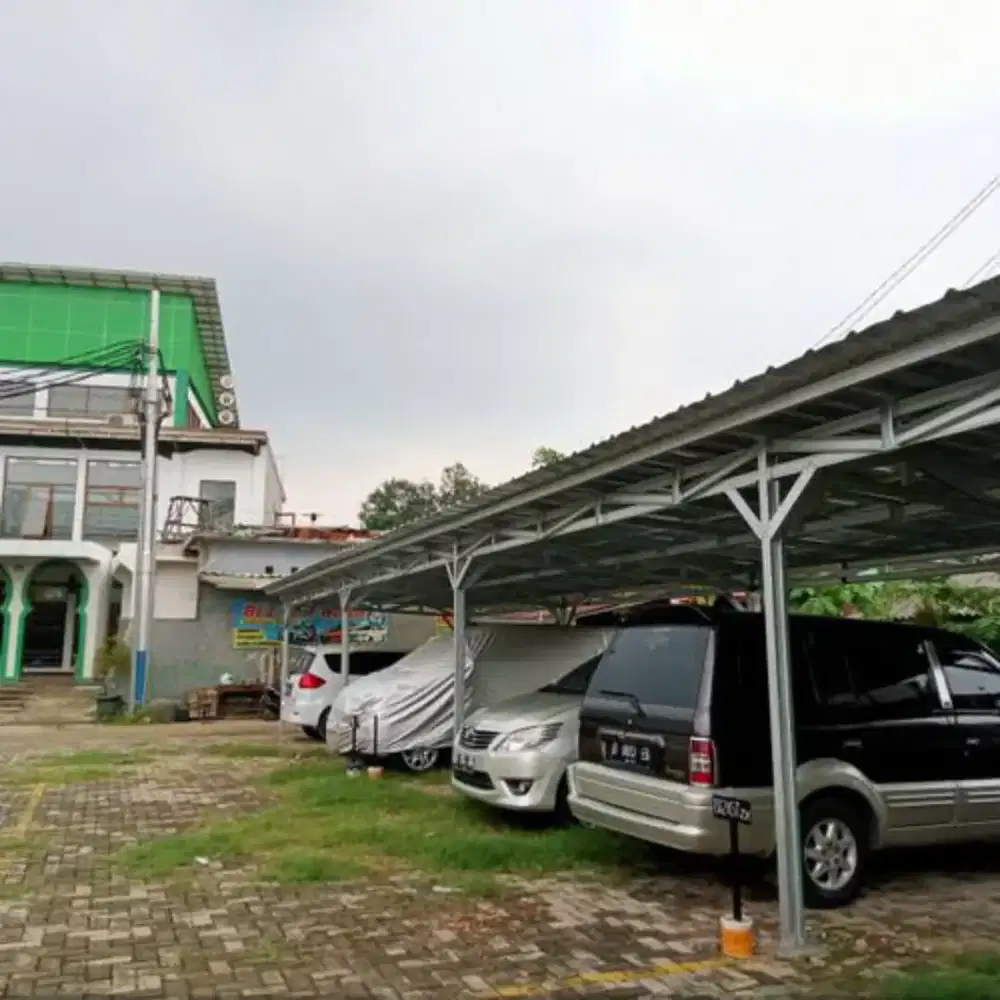 Kontruksi baja ringan murah, Canopy minimalis