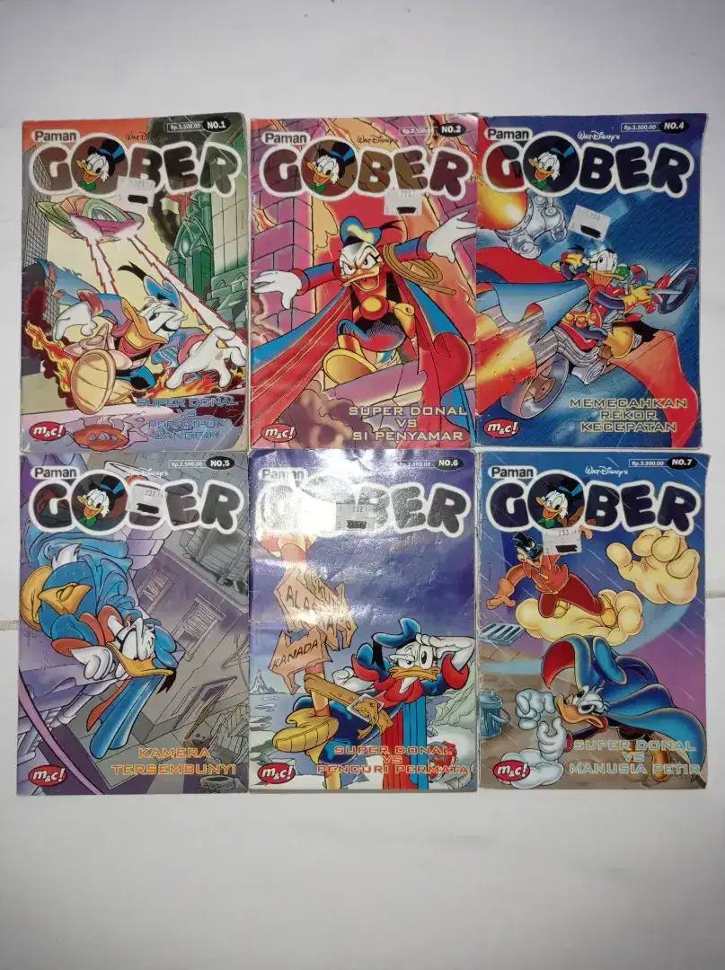 Komik Gober Bebek 1 paket (6 buku)