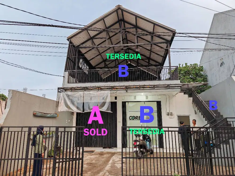 Ruko Bangunan Baru, Luas & Strategis di Pancoran Mas Depok, TERMURAH!