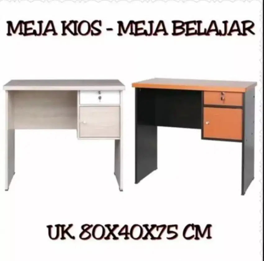 Meja Kios - Meja Konter - Meja Tulis Kecil - Meja 1/2 Biro Kecil
