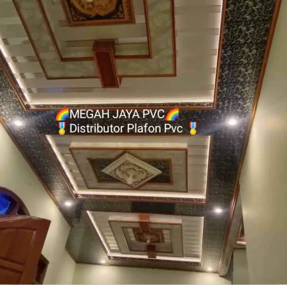 Plafon pvc terpasang murah