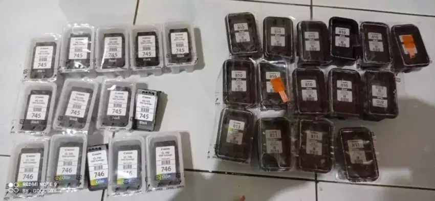 Tinta cartridge, toner