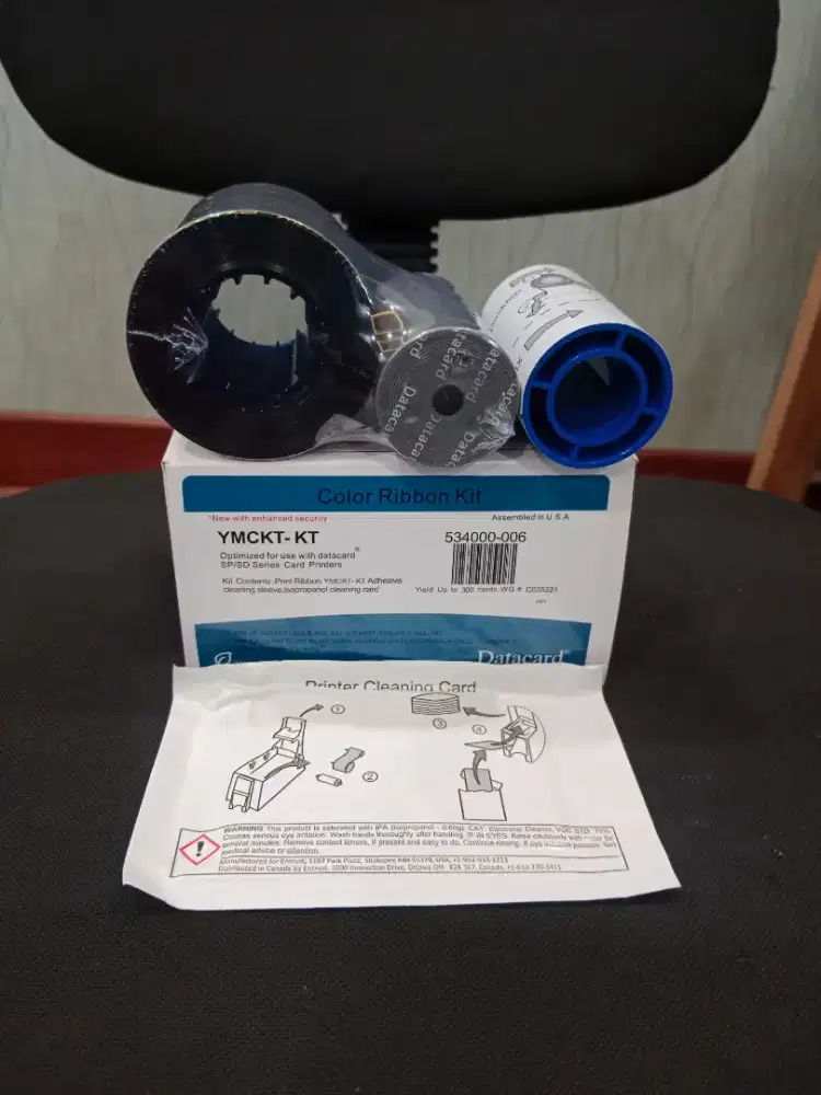 Ribbon Color YMCKTKT 006 Datacard SD360