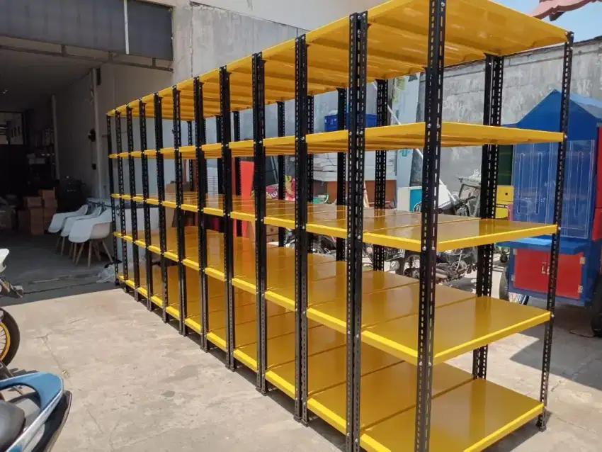 rak besi warna kuning