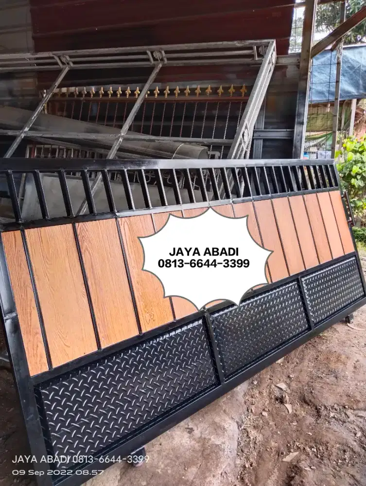 Pintu pagar motif grc 03