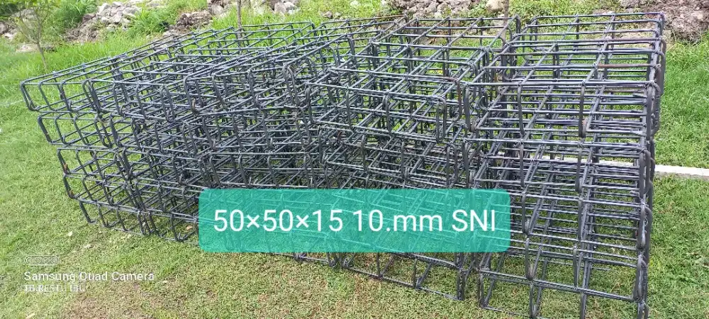 besi rakitan sepatu pondasi uk 50×50