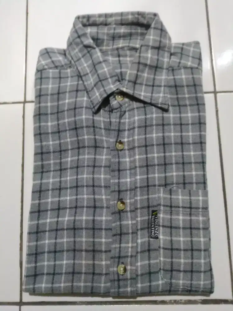 KEMEJA FLANEL/FLANNEL VINCENZO VALENTINO