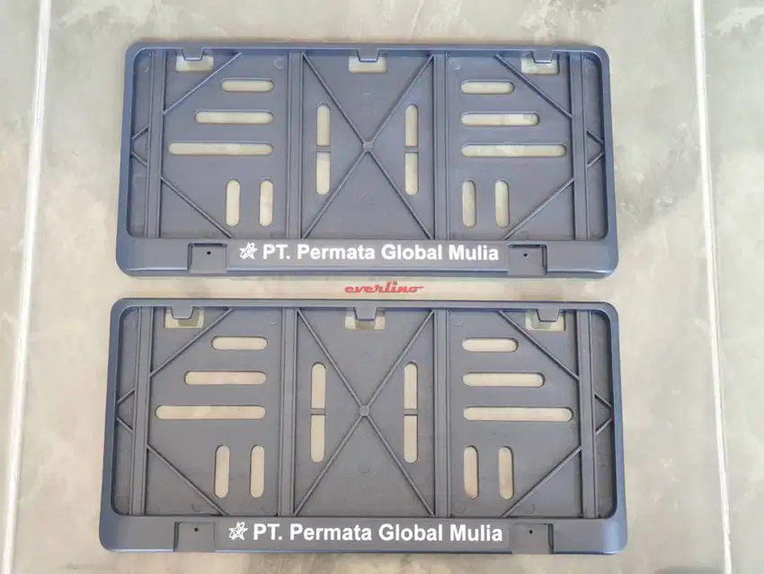 Frame Plat Nomor Sepeda Motor Branding Sablon Promosi Aksesoris