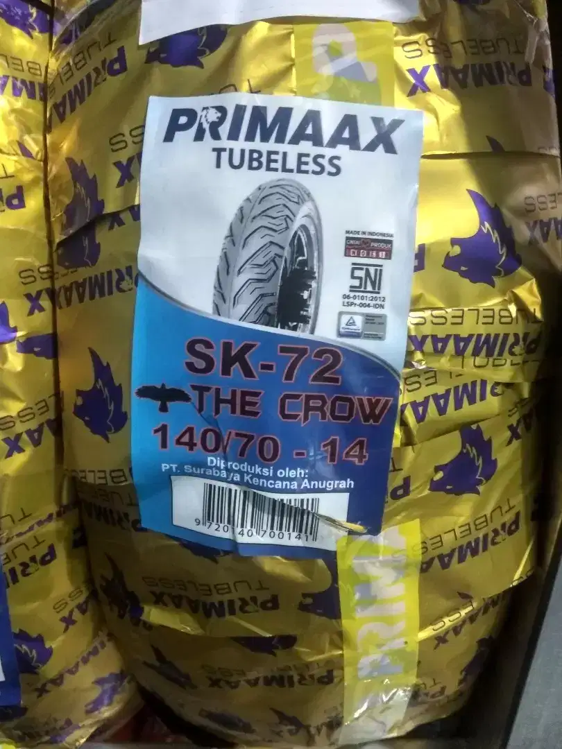 Ban Primax SK72 TUBLES/Ban Primax Nmax/Ban Primax New Aerox/Ban Mio S