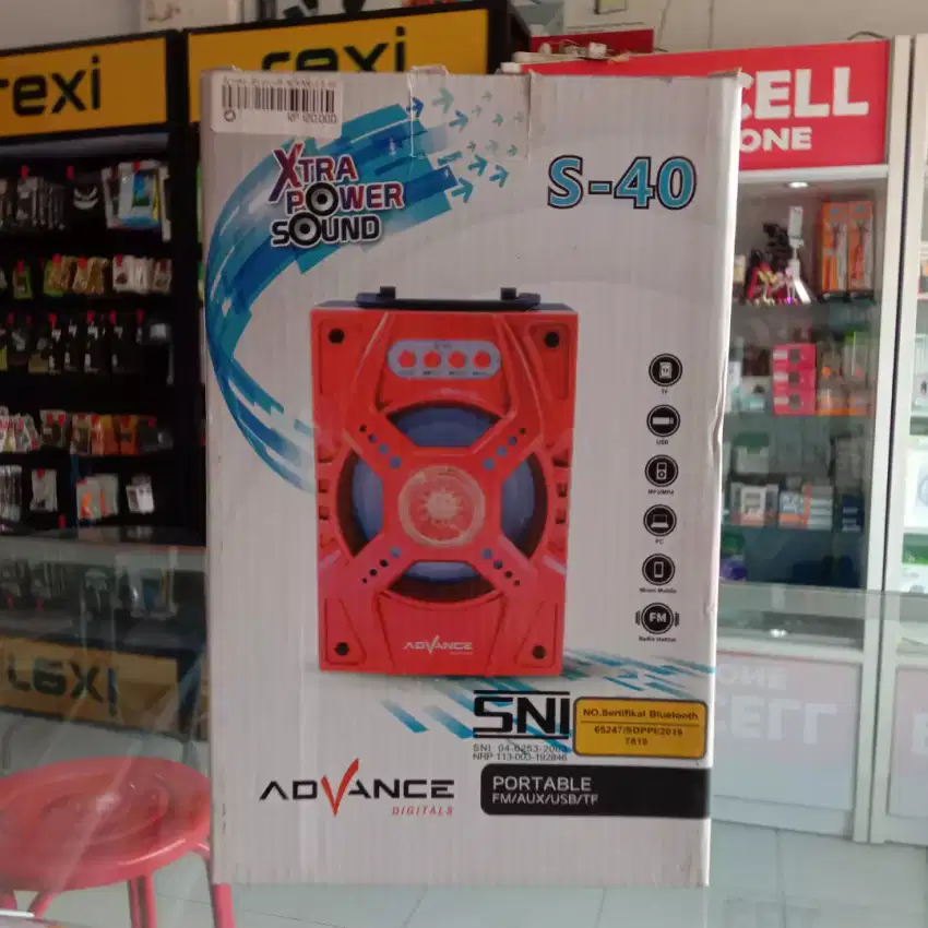 Speaker Bluetooth ADVANCE S-40 MURAH MERIAH!! (RAVE CELL SAKO)